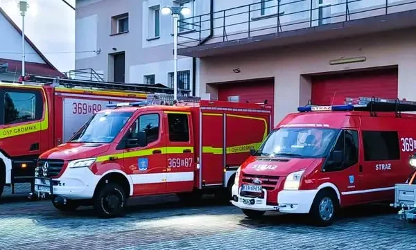 OSP Gromnik interweniowało przy osobie bez kontaktu na drodze wojewódzkiej
