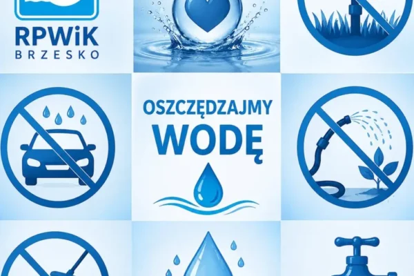 Apel o oszczędzanie wody – RPWiK w Brzesku prosi mieszkańców o racjonalne korzystanie z sieci