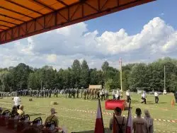 OSP Lubcza z nagrodą na zawodach zabytkowych sikawek konnych w Chorzowie