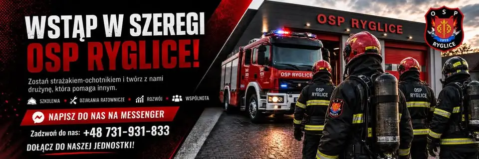 Plama substancji ropopochodnej w Bistuszowej – interwencja OSP Ryglice