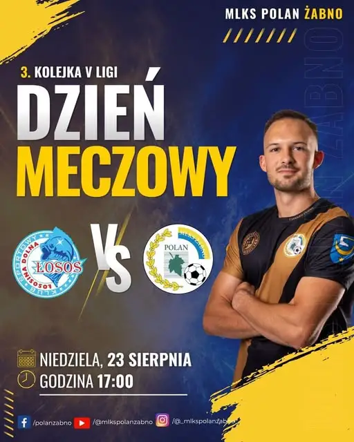 Zapowiedź meczu: Łosoś Łososina Dolna podejmuje Polan Zbigniewice w 3. kolejce Małopolskiej Ligi