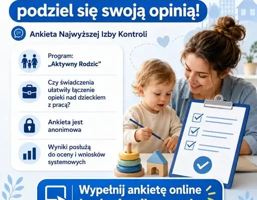 NIK pyta rodziców dzieci do lat 3 o program „Aktywny Rodzic” – ankieta online