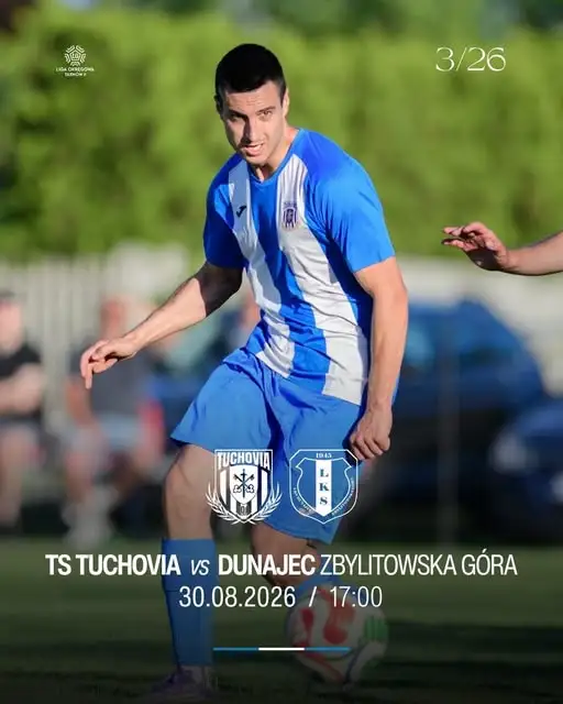 Tuchovia wraca na własny stadion. W niedzielę podejmie Dunajec Zbylitowska Góra
