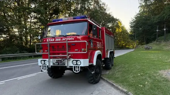 34 lata po wielkim pożarze w Kuźni Raciborskiej: OSP Ciężkowice wspomina swój legendarny STAR 266