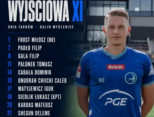 Unia Tarnów rozpoczyna mecz z Dalinem Myślenice – skład już ogłoszony