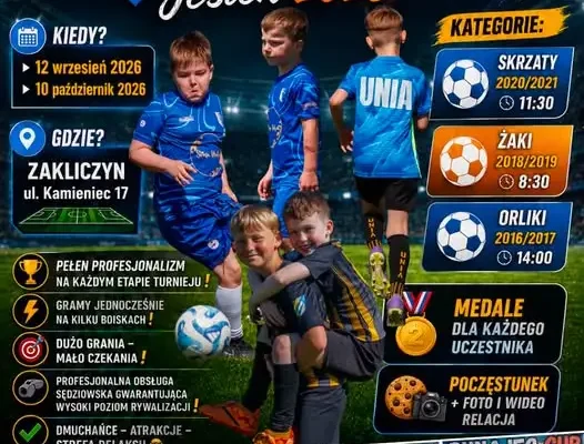 Turniej piłkarski dla dzieci w Zakliczynie – zapisy trwają