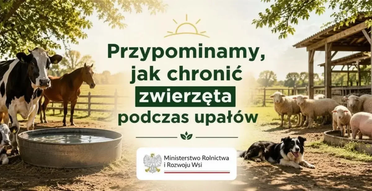 Upały a dobrostan zwierząt – jak chronić zwierzęta przed wysokimi temperaturami