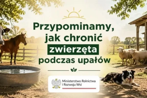 Upały a dobrostan zwierząt – jak chronić zwierzęta przed wysokimi temperaturami