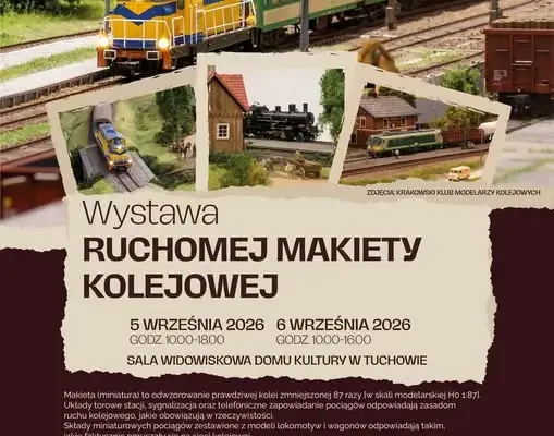 150 lat kolei w Tuchowie: wystawa makiet i pociąg retro