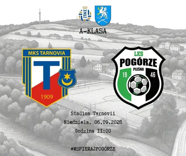 Pogórze Pleśna powalczy o pierwsze punkty w Tarnowie