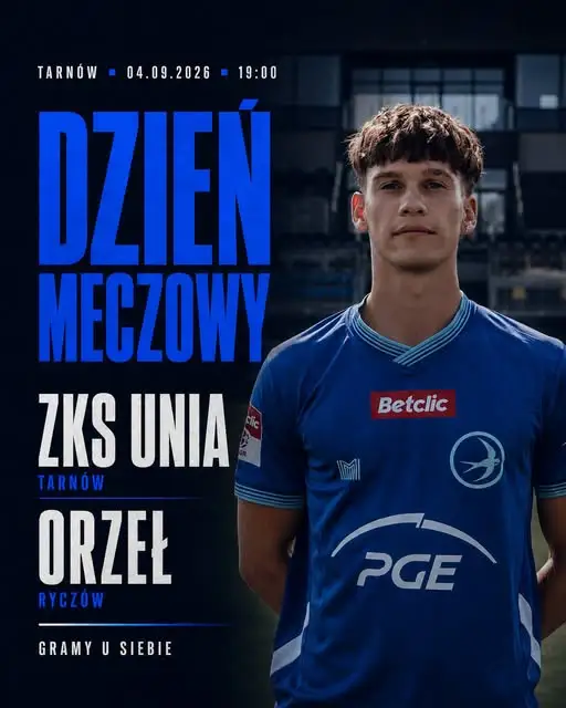 Dziś o 19:00 Unia Tarnów podejmuje Orła Ryczów w Mościcach