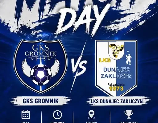 Pucharowe emocje w Gromniku: GKS podejmuje Dunajec Zakliczyn