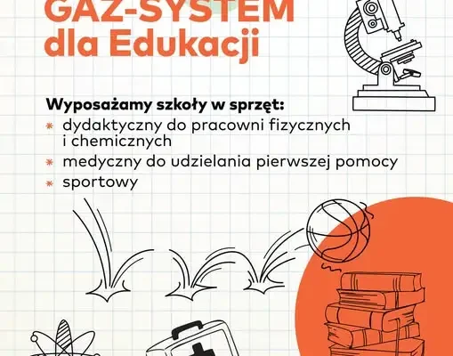 GAZ-SYSTEM dla Edukacji: 19 000 zł na doposażenie szkół w gminie Skrzyszów
