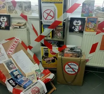 Tydzień Zakazanych Książek w Gminnym Centrum Kultury i Bibliotek w Gromniku