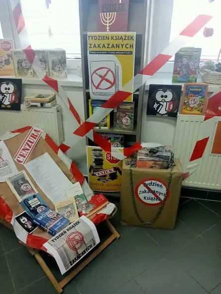 Tydzień Zakazanych Książek w Gminnym Centrum Kultury i Bibliotek w Gromniku