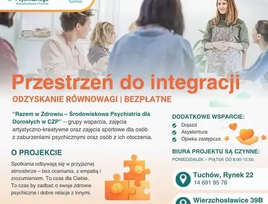 Bezpłatne wsparcie psychiczne dla dorosłych z powiatu tarnowskiego