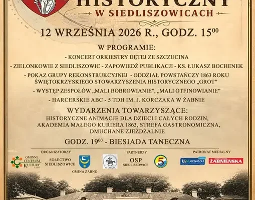 Piknik historyczny w Siedliszowicach – odkryj lokalne dziedzictwo