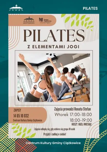 Pilates w Ciężkowicach cieszy się ogromnym zainteresowaniem – zajęcia pozostają w dwóch grupach