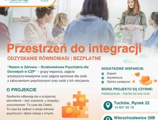 Bezpłatne wsparcie psychologiczne dla dorosłych z powiatu tarnowskiego