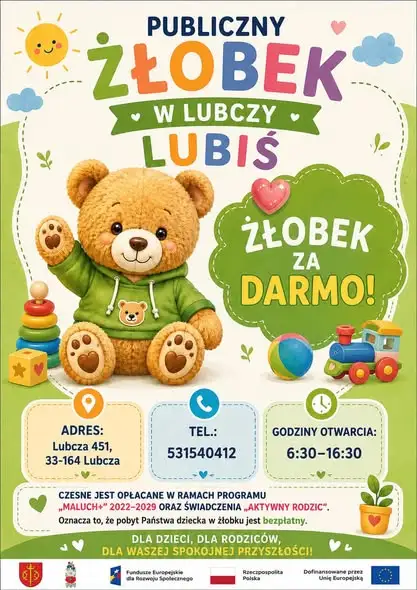 Trzy publiczne żłobki w Gminie Ryglice – trwają zapisy