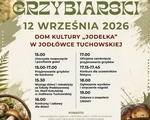 Festyn Grzybiarski w Jodłówce Tuchowskiej – święto grzybów i lokalnych smaków