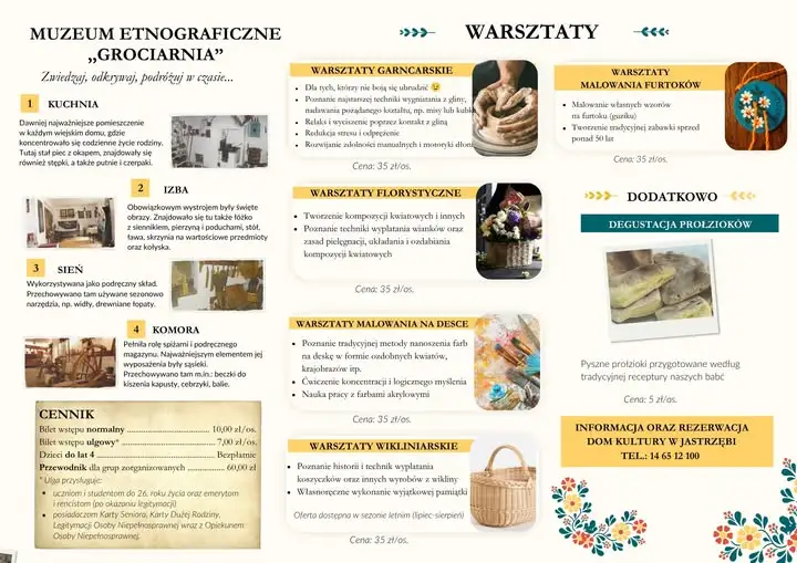 Muzeum „Grociarnia” w Jastrzębi zaprasza na warsztaty i podróż w czasie
