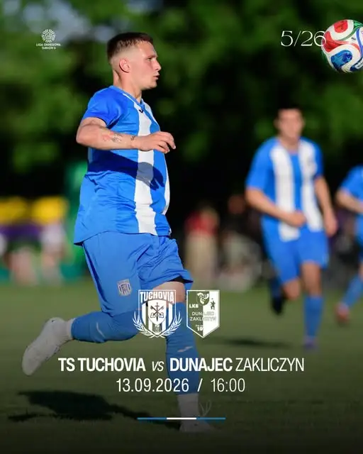 Tuchovia podejmie niepokonanego Dunajca Zakliczyn w 5. kolejce Ligi Okręgowej