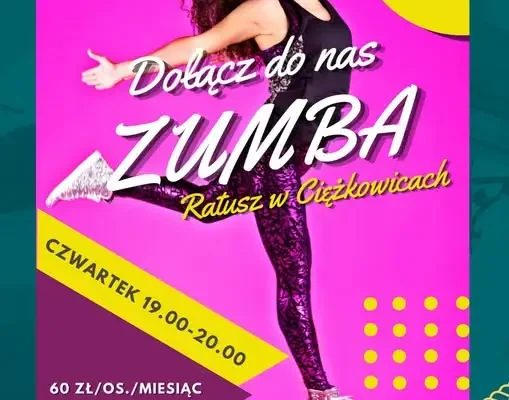 Zumba w Centrum Kultury Gminy Ciężkowice – zapisy trwają