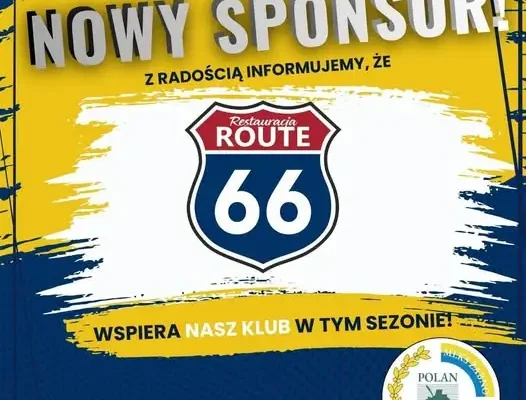 Restauracja Route66 nowym sponsorem MLKS Polan Żabno