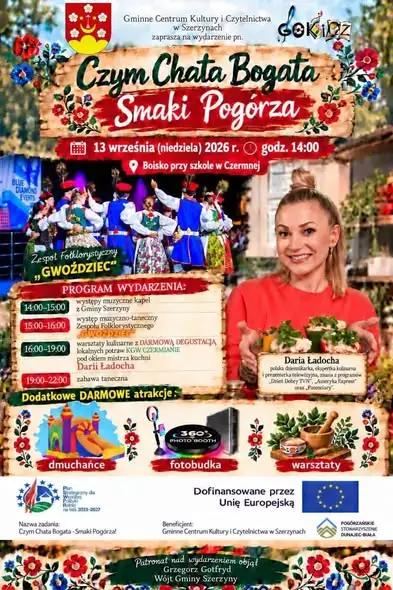 „Czym Chata Bogata – Smaki Pogórza” w Czermnej – jutro, niezależnie od pogody