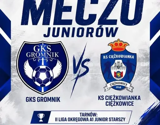 Derby Pogórza w Gromniku! GKS podejmuje Ciężkowiankę w 4. kolejce juniorów