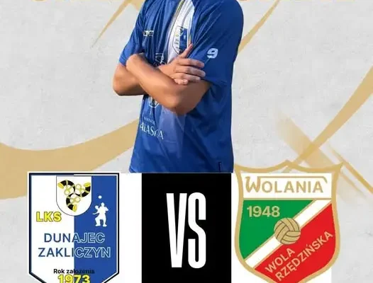 Dunajec Zakliczyn zagra z Wolanią Wola Rzędzińska w IV rundzie Pucharu Polski