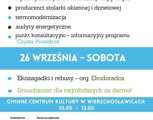 Targi ekologiczne w Wierzchosławicach – ostatnia sobota września
