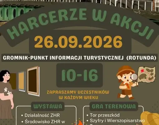 Harcerze w Gromniku – gra terenowa, ognisko i wystawa ZHR już 26 września