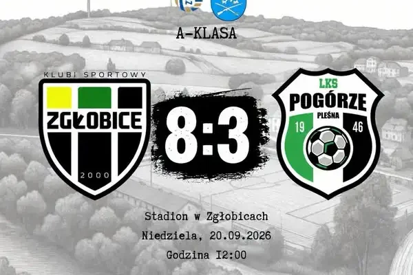 Pogoń Pleśna bez punktów. Hat-trick Arkadiusza Golińskiego nie pomógł