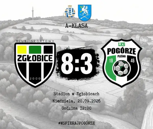 Pogoń Pleśna bez punktów. Hat-trick Arkadiusza Golińskiego nie pomógł