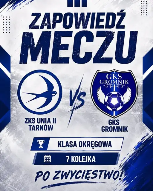 GKS Gromnik zagra na wyjeździe z Unią II Tarnów w 7. kolejce klasy okręgowej