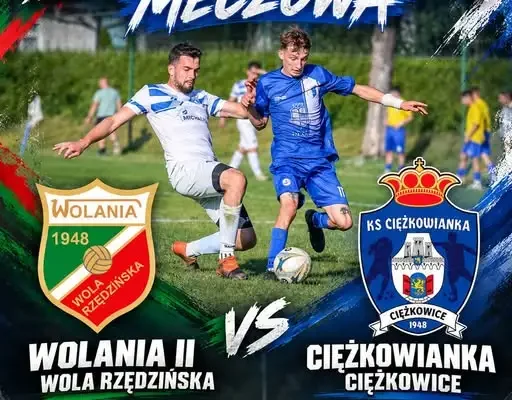 KS Ciężkowianka jedzie do Woli Rzędzińskiej po punkty w 7. kolejce Klasy A