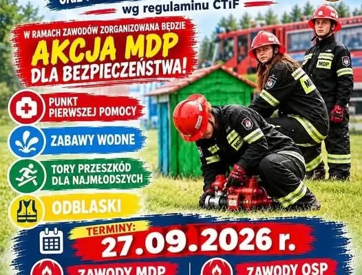 Gminne Zawody Sportowo-Pożarnicze OSP i MDP w Szerzynach już w niedzielę