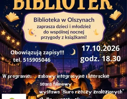 Konkurs na szarlotkę i nocna przygoda z książkami w Gminnym Centrum Kultury w Rzepienniku