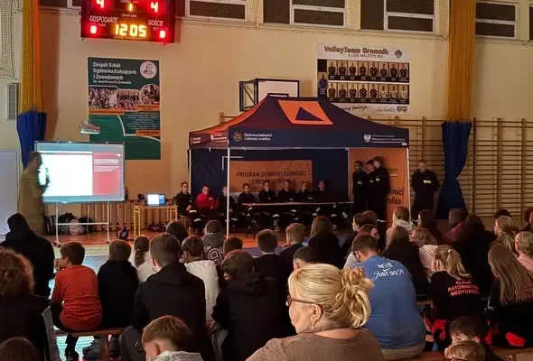 MDP dla Bezpieczeństwa: pierwszy dzień akcji edukacyjnej w Gromniku za nami