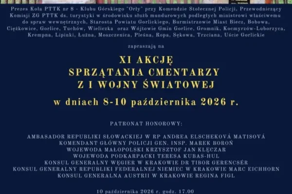 XI Akcja sprzątania cmentarzy z I wojny światowej w Małopolsce