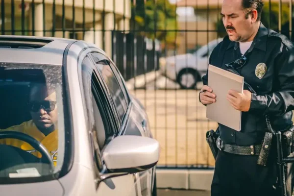 Policjant uczył dzieci w Szynwałdzie, jak bezpiecznie dotrzeć do szkoły