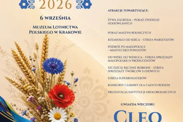 XXVIII Dożynki Województwa Małopolskiego po raz pierwszy w Krakowie