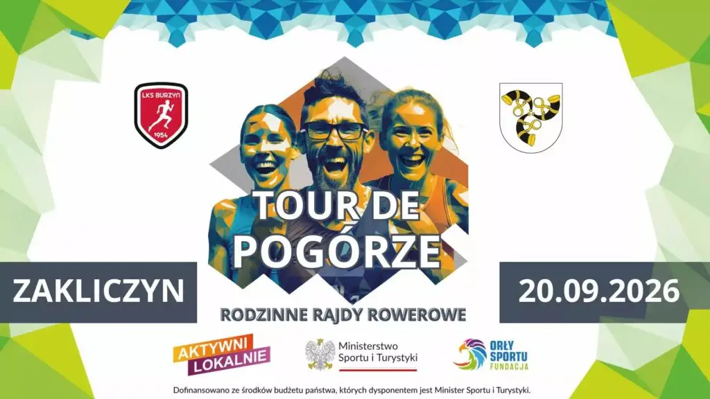 Tour de Pogórze – rodzinny rajd rowerowy już 20 września w Zakliczynie