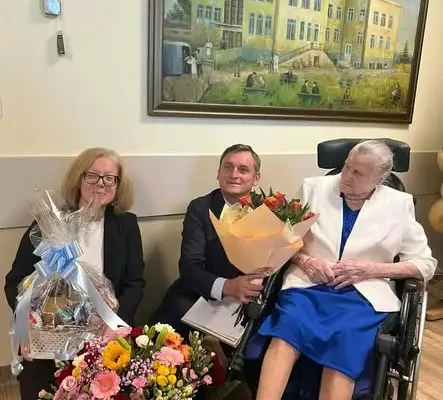 Pani Helena Drwal z Wietrzychowic świętowała setne urodziny