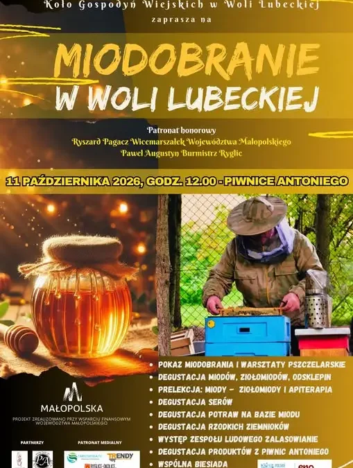 Miodobranie w Woli Lubeckiej – święto miodu i tradycji już 11 października
