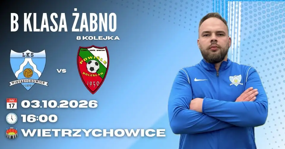 LKS Wietrzychowice zagra w sobotę z Powiślem Bolesław w 8. kolejce