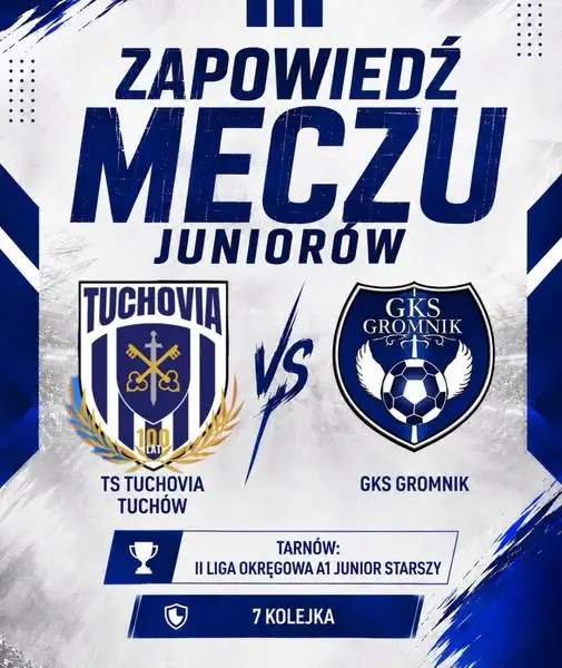 Juniorskie derby: GKS Gromnik zagra na wyjeździe z TS Tuchovią Tuchów