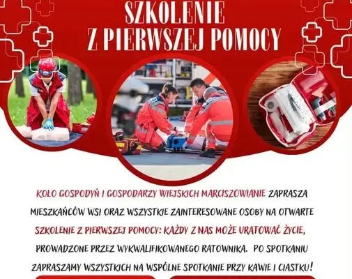 Szkolenie z pierwszej pomocy w Rzepienniku Marciszewskim – 11 października